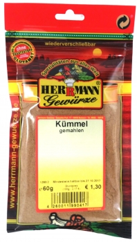 Kümmel gemahlen