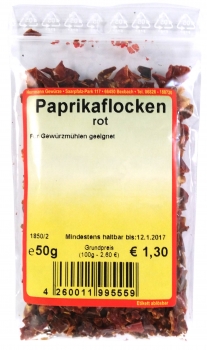 Paprikaflocken rot