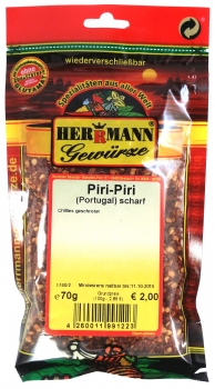 Piri Piri (Chillies geschrotet) scharf