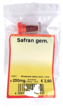 Safran gemahlen