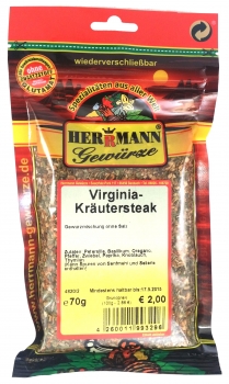 Virginia-Kräuter-Steakgewürz