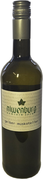 Niwenburg - gelber muskateller, WEISS süß