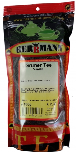 Grüner Tee Vanille