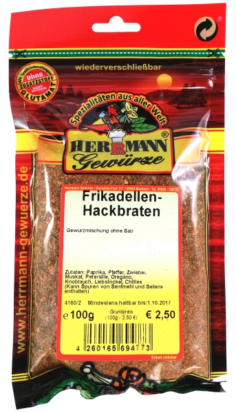 Frikadellen-Hackbratengewürz