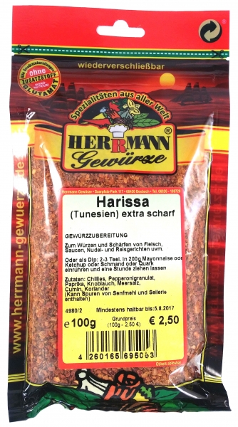 Harissa, extra scharf (Tunesien)