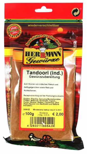 Tandoori Gewürzmischung