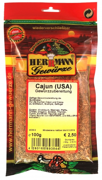 Cajun (USA) Gewürzzubereitung