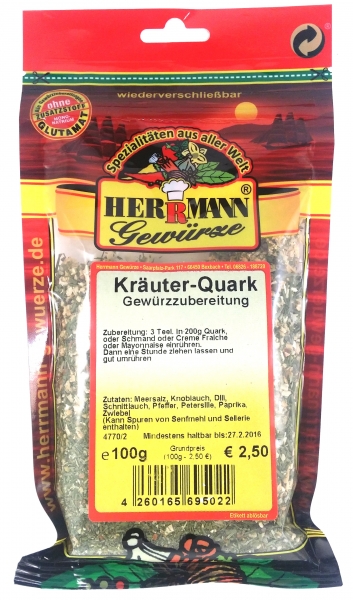 Kräuterquark-Gewürz