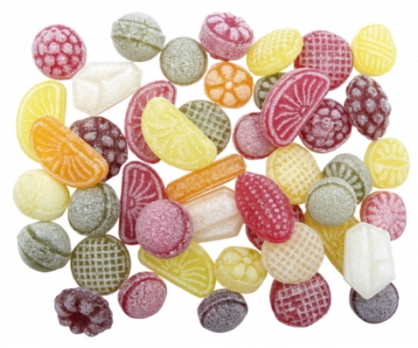 Früchtemischung-Bonbons