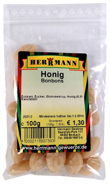 Honig-Bonbons